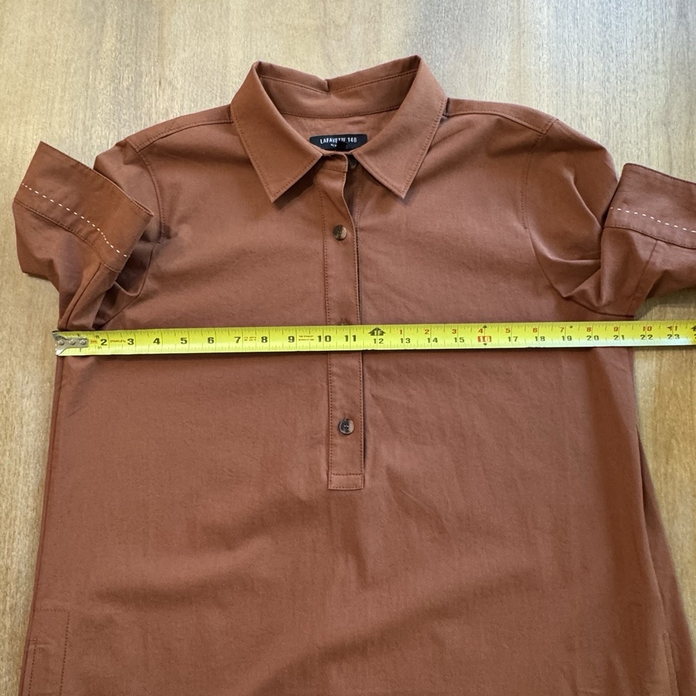 Lafayette‎ 148 Shirt Dress Medium - Picture 5 of 16